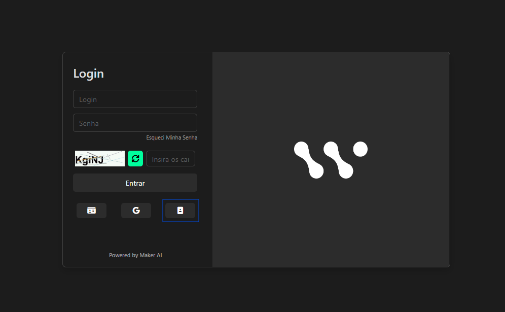 Template de Login